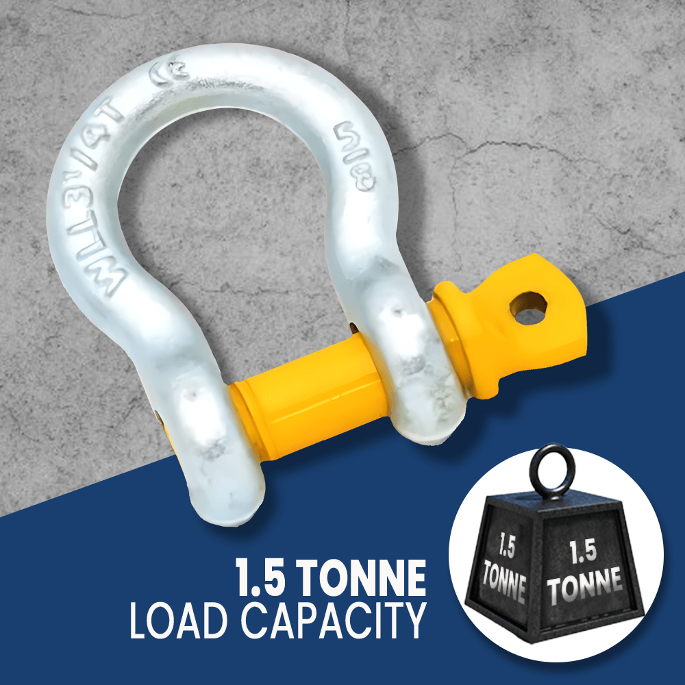 MC Steel Lifting Bow Shackle with Yellow Pins