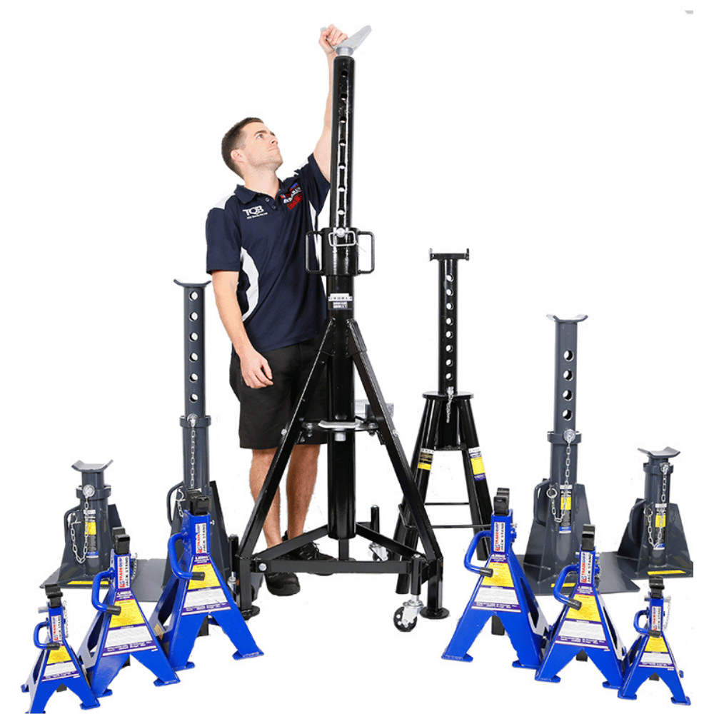 Borum Industrial Ultra Heavy-Duty Jack Stand, 15-Tonne Capacity