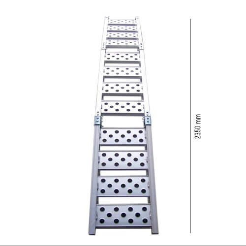 Heeve 340kg Tri-fold Aluminium Motorcycle Ramp