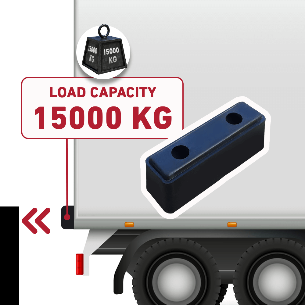 Heeve Traffic Control & Parking Equipment Heeve Anti-Collision Rubber Truck Bumper