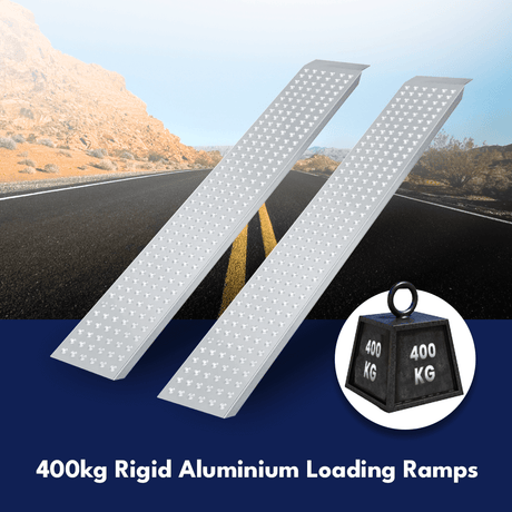 Heeve Car & Truck Loading Ramps Heeve 1.5m x 400kg Rigid Aluminium Loading Ramps