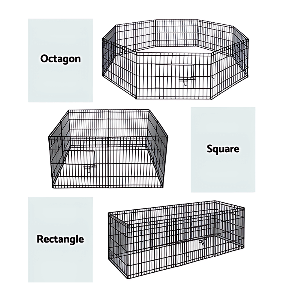 i.Pet 8-Panel Dog Playpen - 2 x 24"