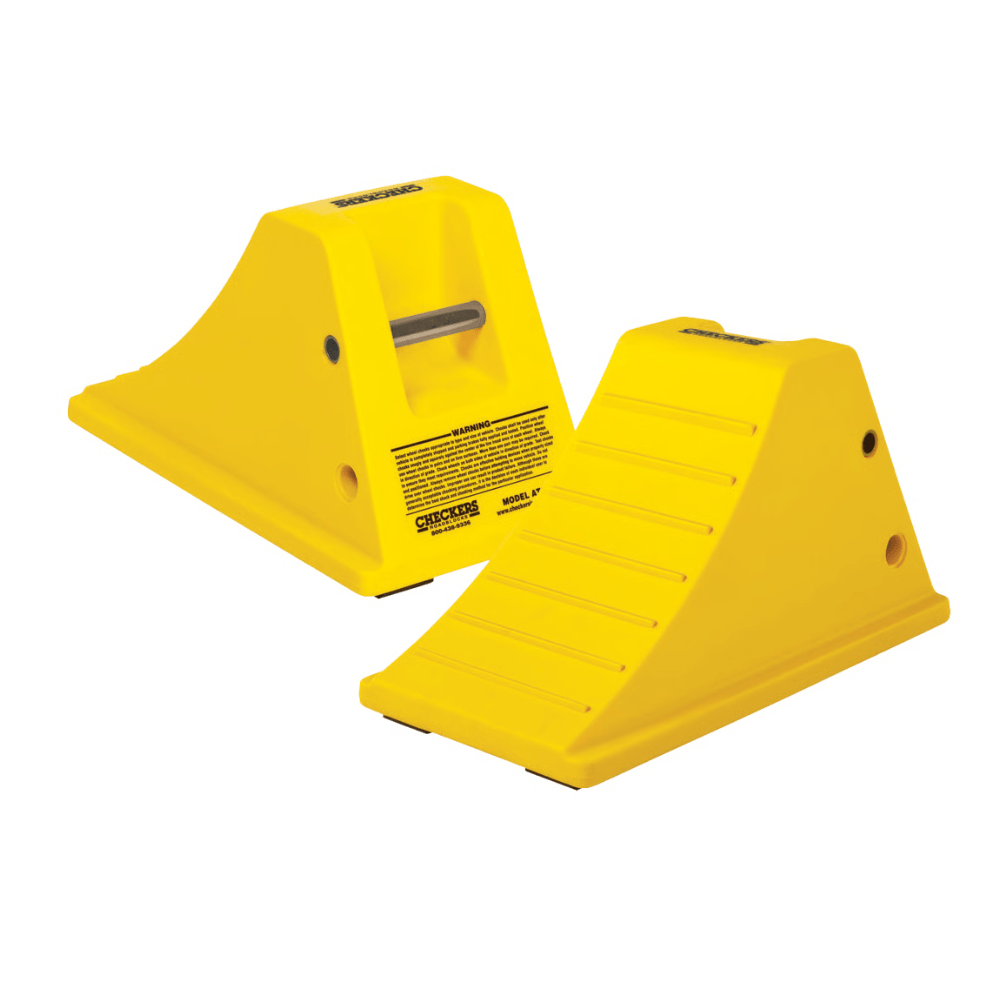 Checkers Car & Truck Checkers Fire Service & All-Terrain Rubber Pad Wheel Chock