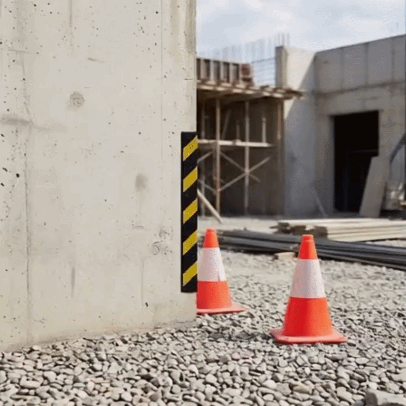 Base Guard Chevron Rubber Corner Guard – Heavy Duty