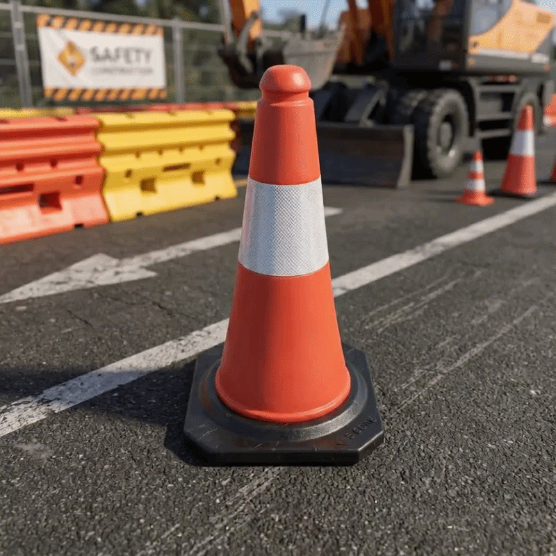Base Guard Flexible Traffic Cone