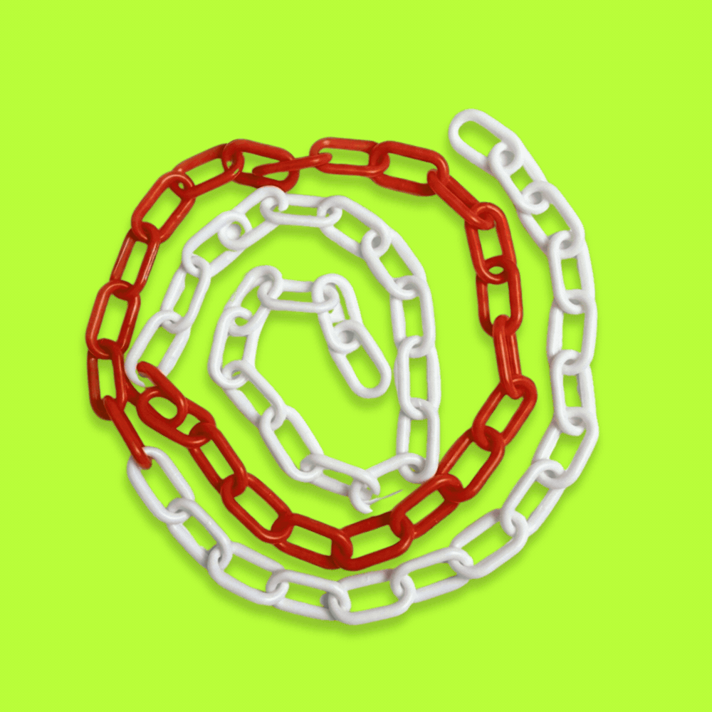 Base Guard Plastic Safety Barrier Chain