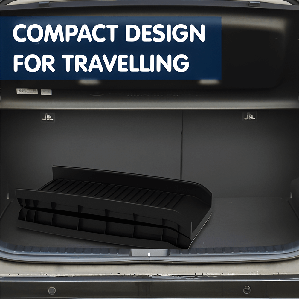 Furtastic Foldable Vehicle Pet Ramp - Black