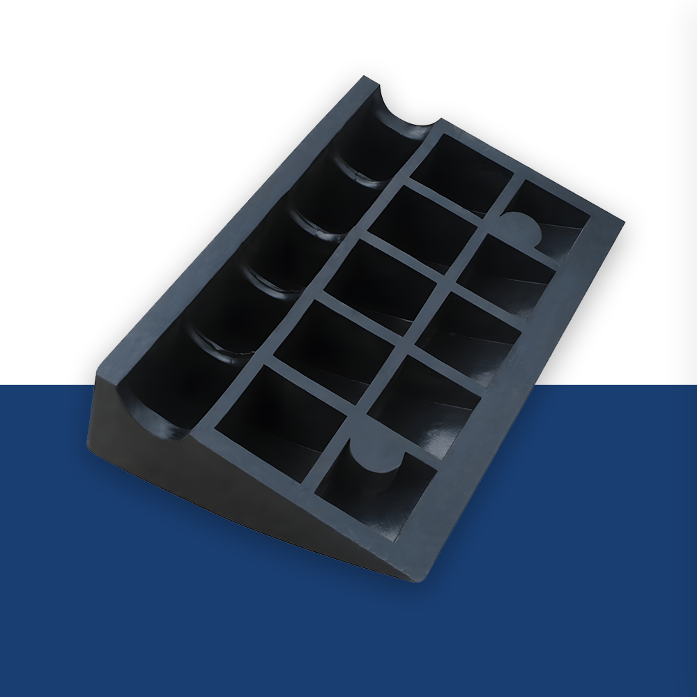 Heeve® Heavy-Duty Solid Rubber Ramp for Straight Kerb