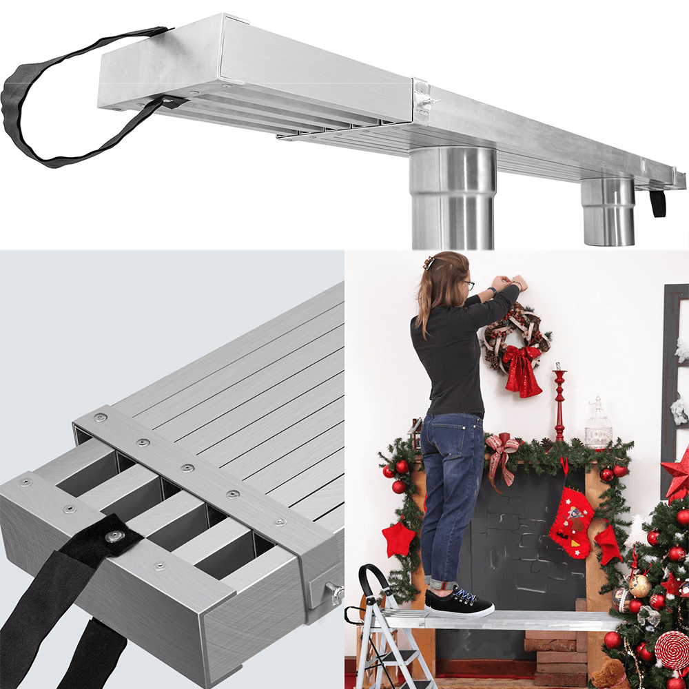 Heeve 300kg Aluminium Skid-Proof Telescopic Scaffolding Plank