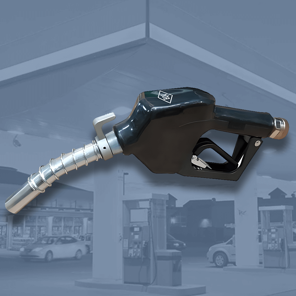 Equipco 3/4" Diesel Nozzle with Swivel - 60 LPM Max - Black Cover