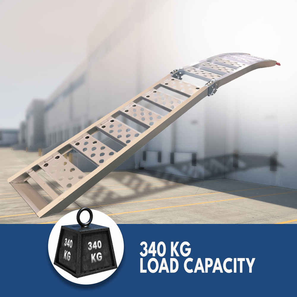 Heeve 340kg 2.2m Folding Aluminium Motorcyle Ramp