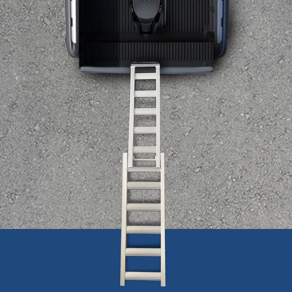 Heeve 300kg 1.8m x 230mm Folding Aluminium Motorcyle Ramp