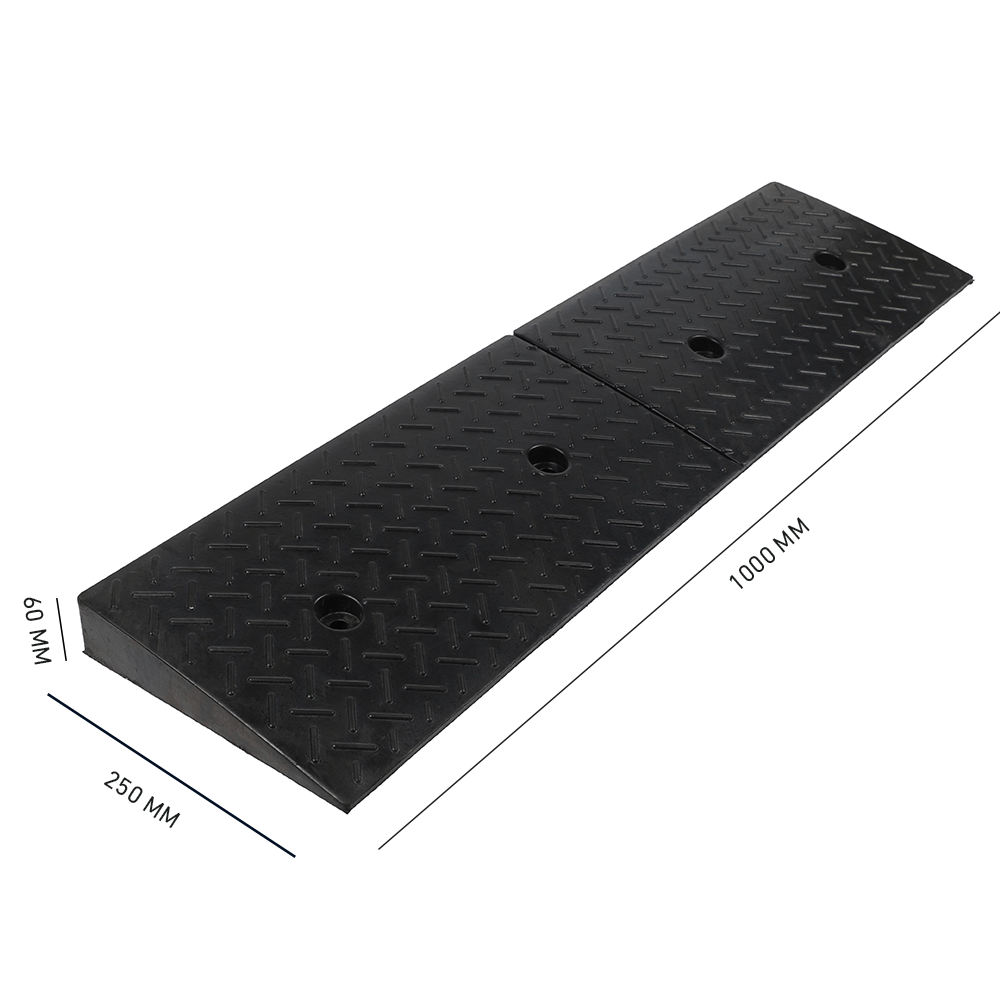 Heeve® Heavy-Duty Solid Rubber Ramp for Layback Kerb