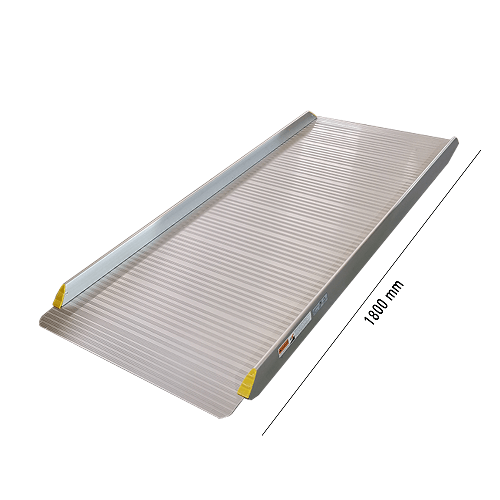 Heeve Van & Vehicle Ramps 180cm Heeve Solid Non-Folding Aluminium Wheelchair/Walk Ramp
