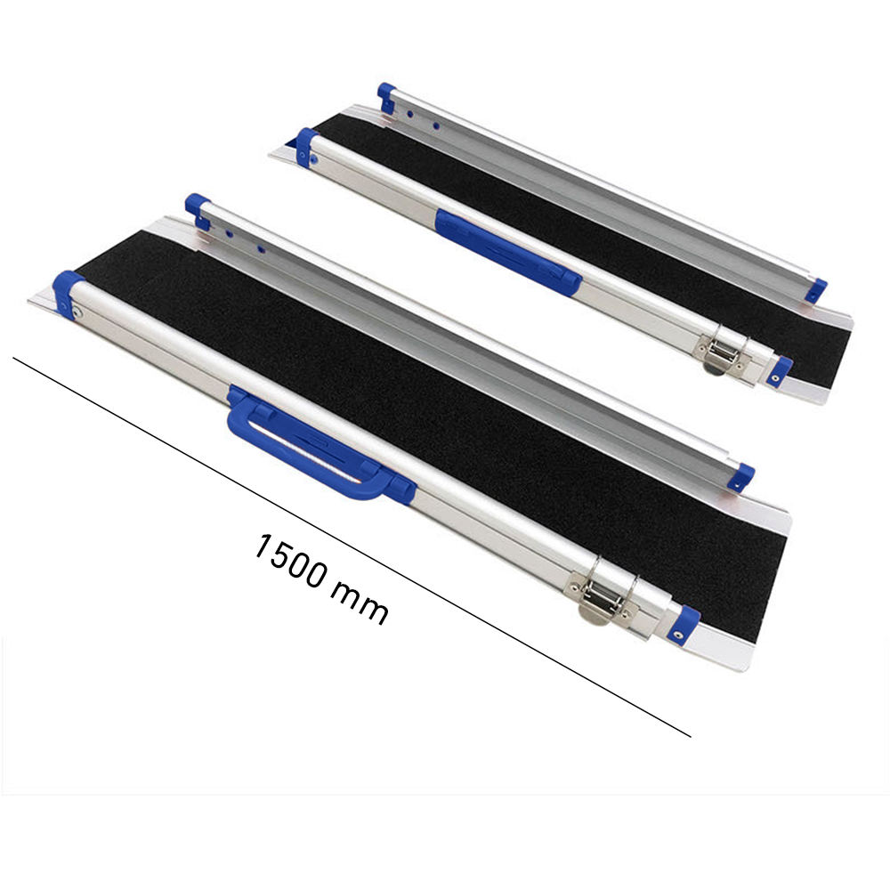 Heeve® Premium Telescopic Wheelchair Ramp with High Traction Surface