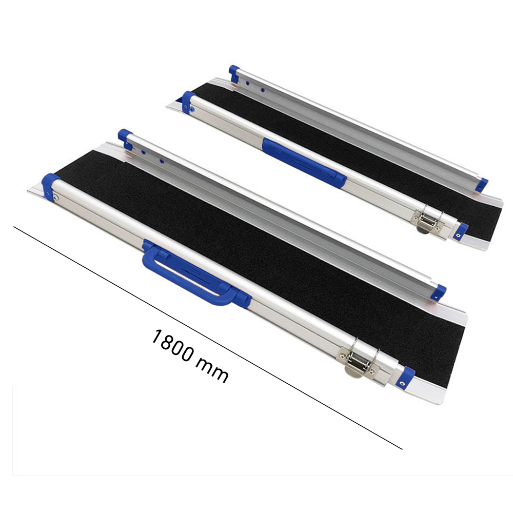 Heeve® Premium Telescopic Wheelchair Ramp with High Traction Surface