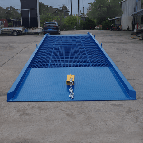 Heeve Forklift Low Dock Ramp/Yard Ramp with Grated Surface - Manual