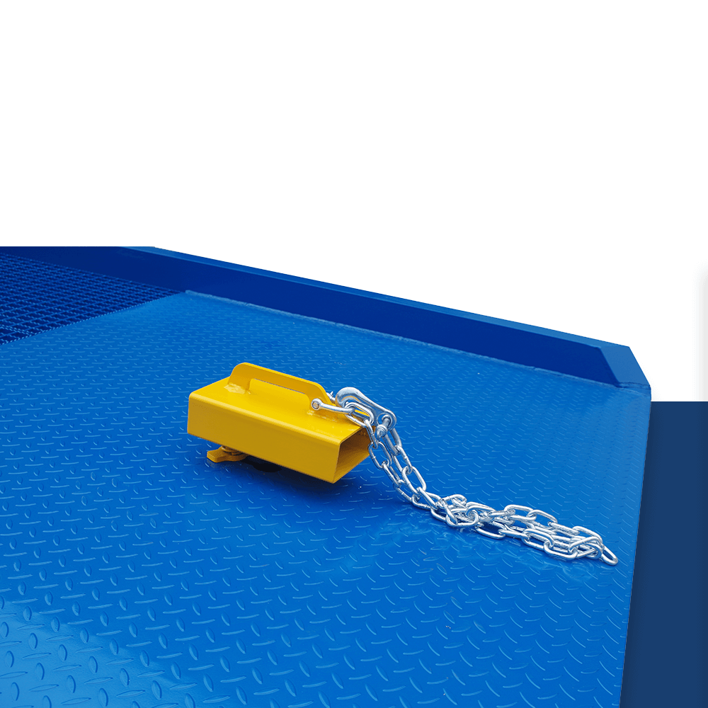 Heeve Forklift Low Dock Ramp/Yard Ramp with Grated Surface - Manual