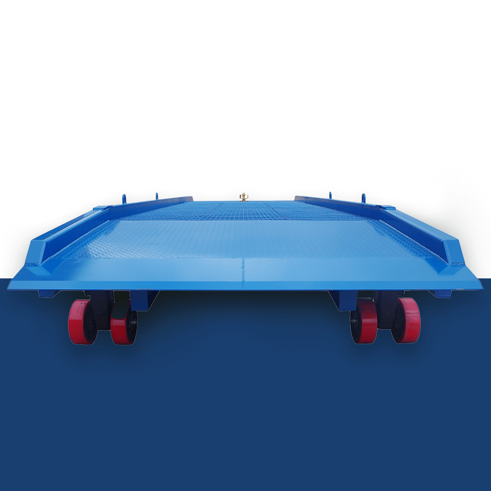 Heeve Forklift Low Dock Ramp/Yard Ramp with Grated Surface - Manual