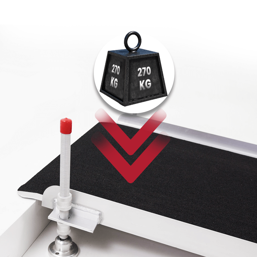 Heeve Threshold Ramps Heeve Premium Self-Supporting Adjustable Aluminium Threshold Ramp