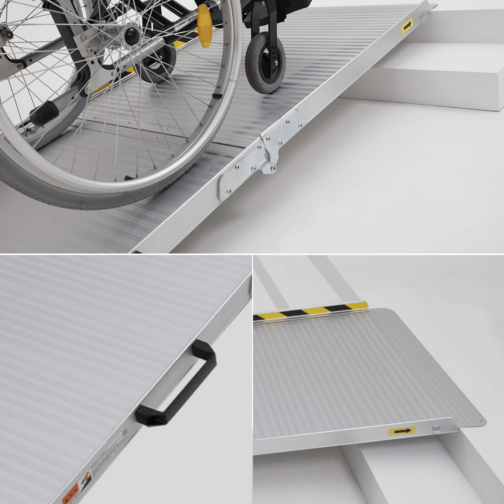 Heeve Portable Ramps Heeve Solid Bi-fold Aluminium Wheelchair Ramp