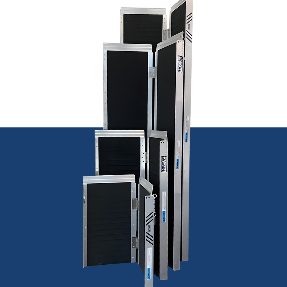 Heeve® Aluminium Single-Fold Super-Grip Removalist Walk Ramp