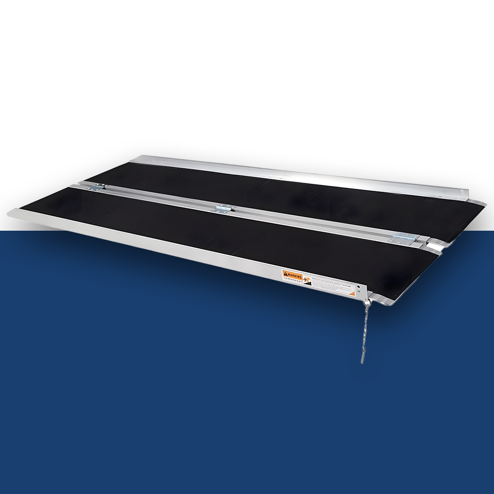 Heeve® Aluminium Single-Fold Super-Grip Wheelchair Ramp