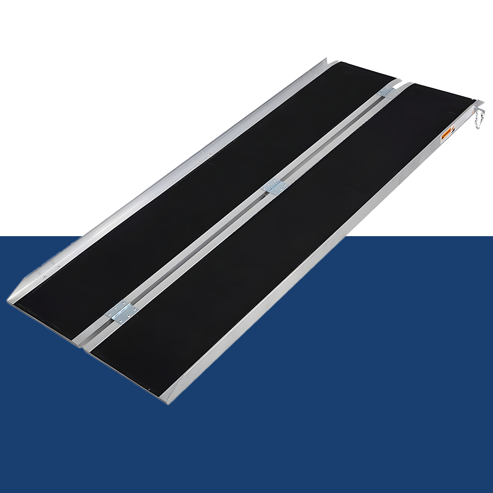 Heeve® Aluminium Single-Fold Super-Grip Wheelchair Ramp