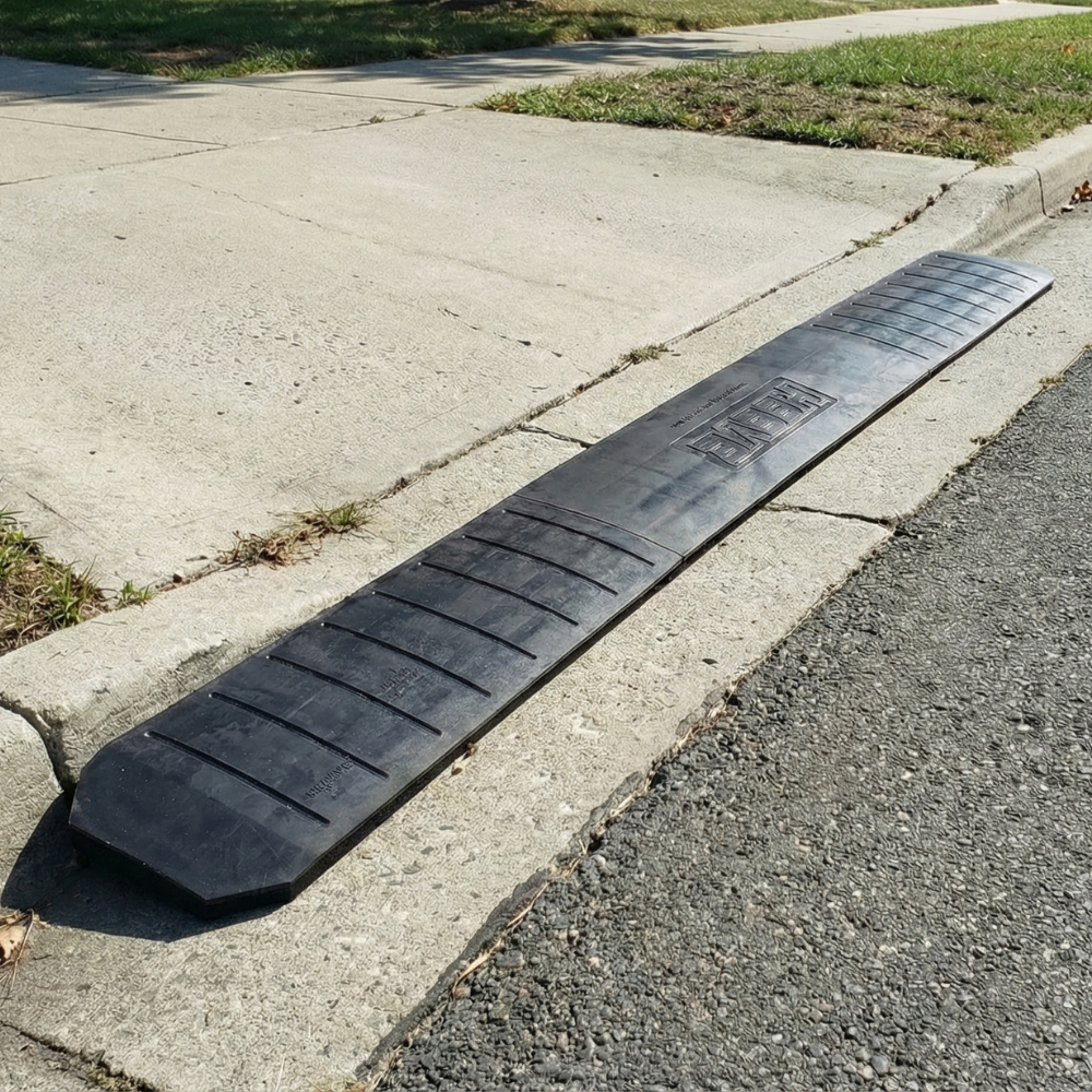 Heeve® Premium Rubber Driveway Ramp 1.2m - End Module