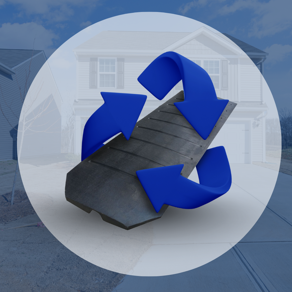 Heeve® Premium Rubber Driveway Ramp 1.2m - End Module