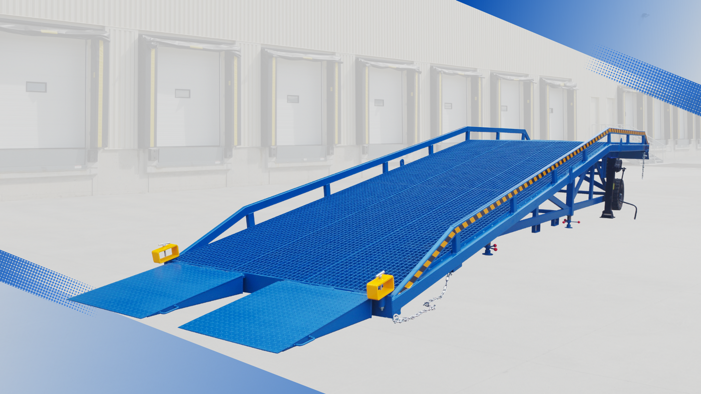 full view of Heeve Yard Ramp with safety hand rails