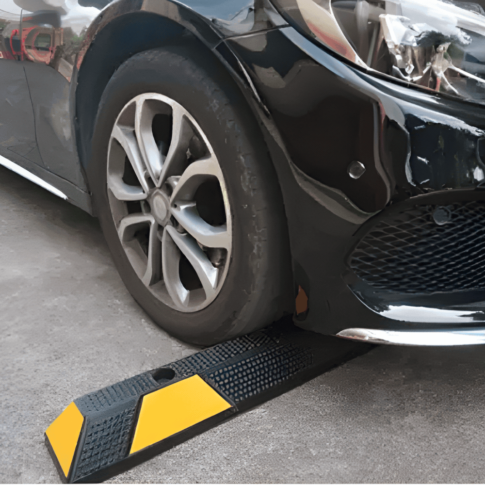 Base Guard 1650mm Rubber Wheel Stop