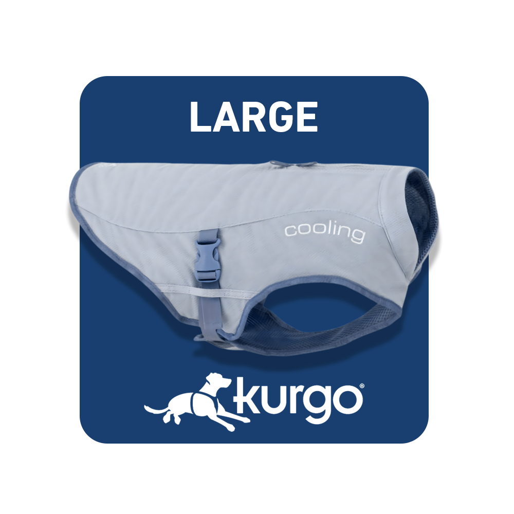 Kurgo Core Cooling Dog Vest - Icy Blue/Storm Blue