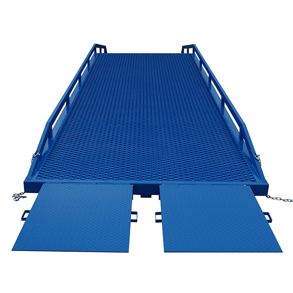 Heeve® Forklift Dock Ramp/Yard Ramp with Grated Surface - Hydraulic