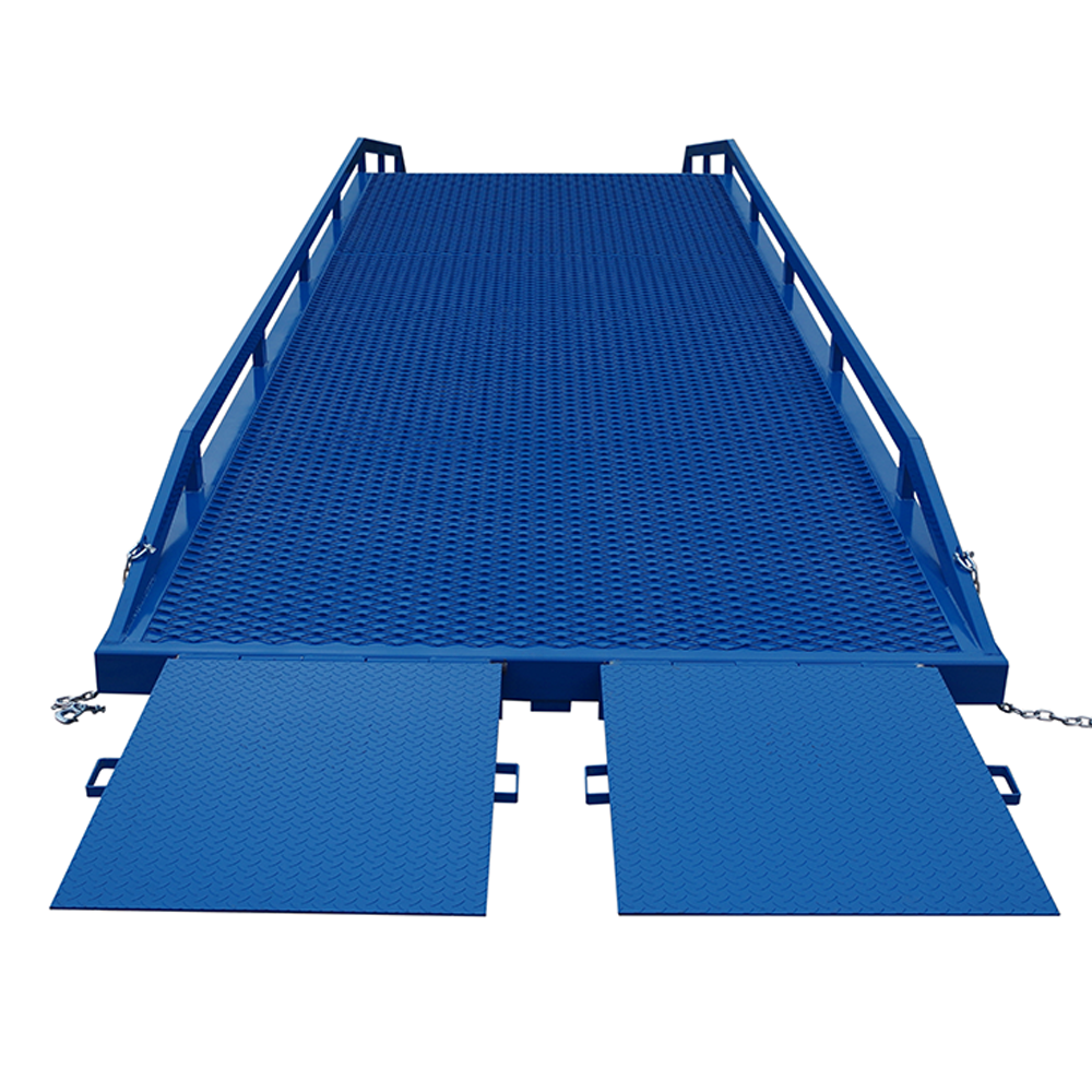 Heeve® Forklift Dock Ramp/Yard Ramp with Grated Surface - Hydraulic