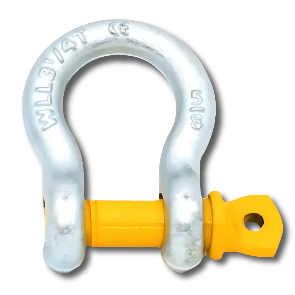 MC Steel Lifting Bow Shackle with Yellow Pins