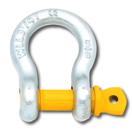 MC Steel Lifting Bow Shackle with Yellow Pins