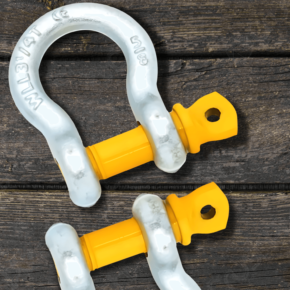 MC Steel Lifting Bow Shackle with Yellow Pins