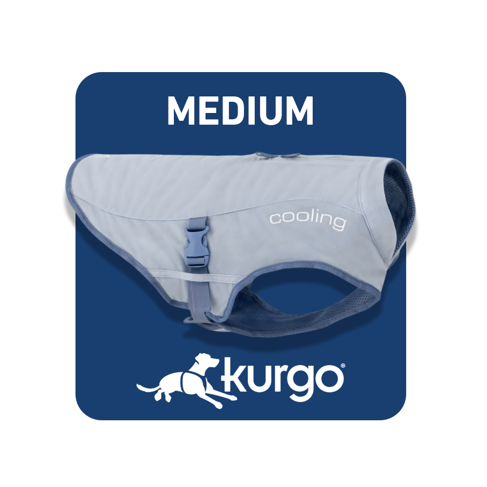 Kurgo Core Cooling Dog Vest - Icy Blue/Storm Blue