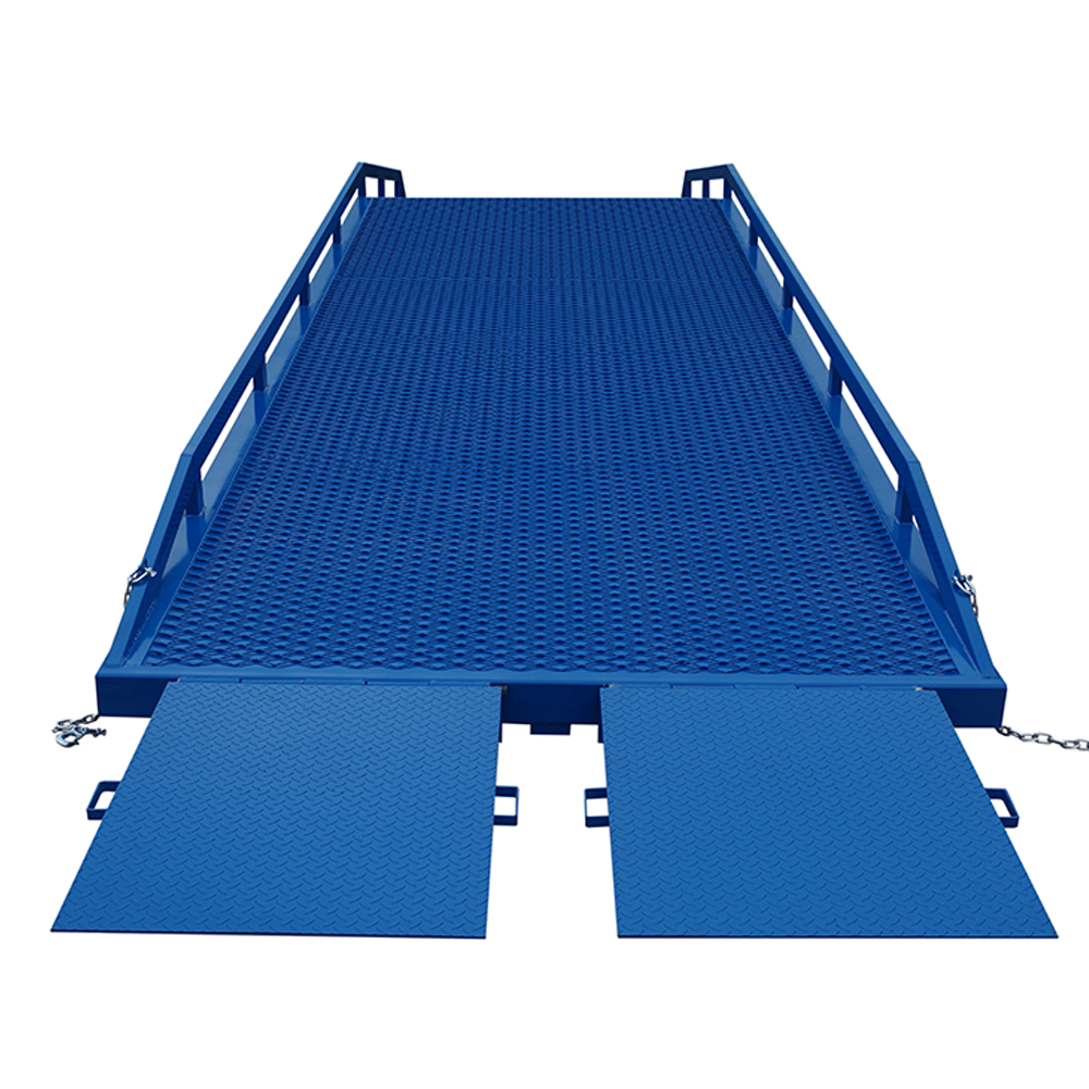 Heeve® Forklift Dock Ramp/Yard Ramp with Grated Surface - Hydraulic
