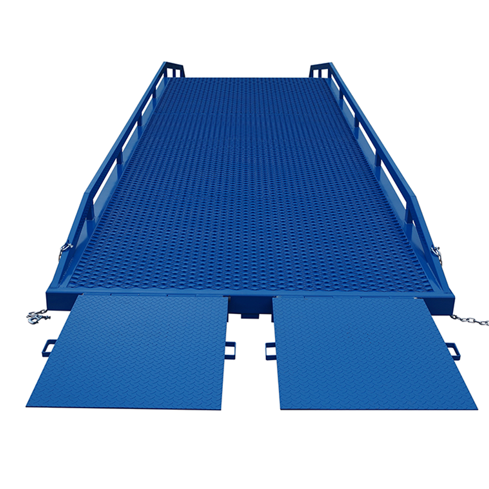 Heeve® Forklift Dock Ramp/Yard Ramp with Grated Surface - Hydraulic