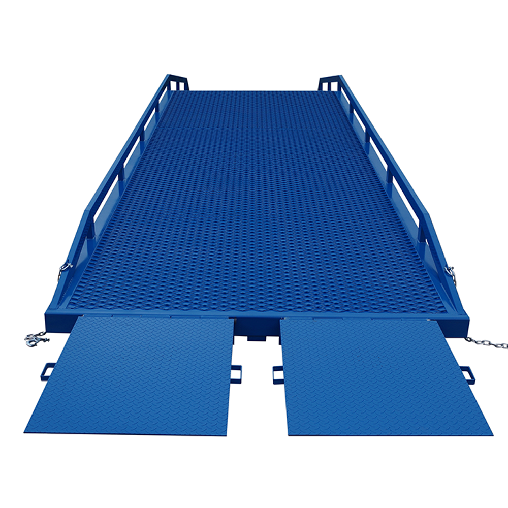 Heeve® Forklift Dock Ramp/Yard Ramp with Grated Surface - Hydraulic