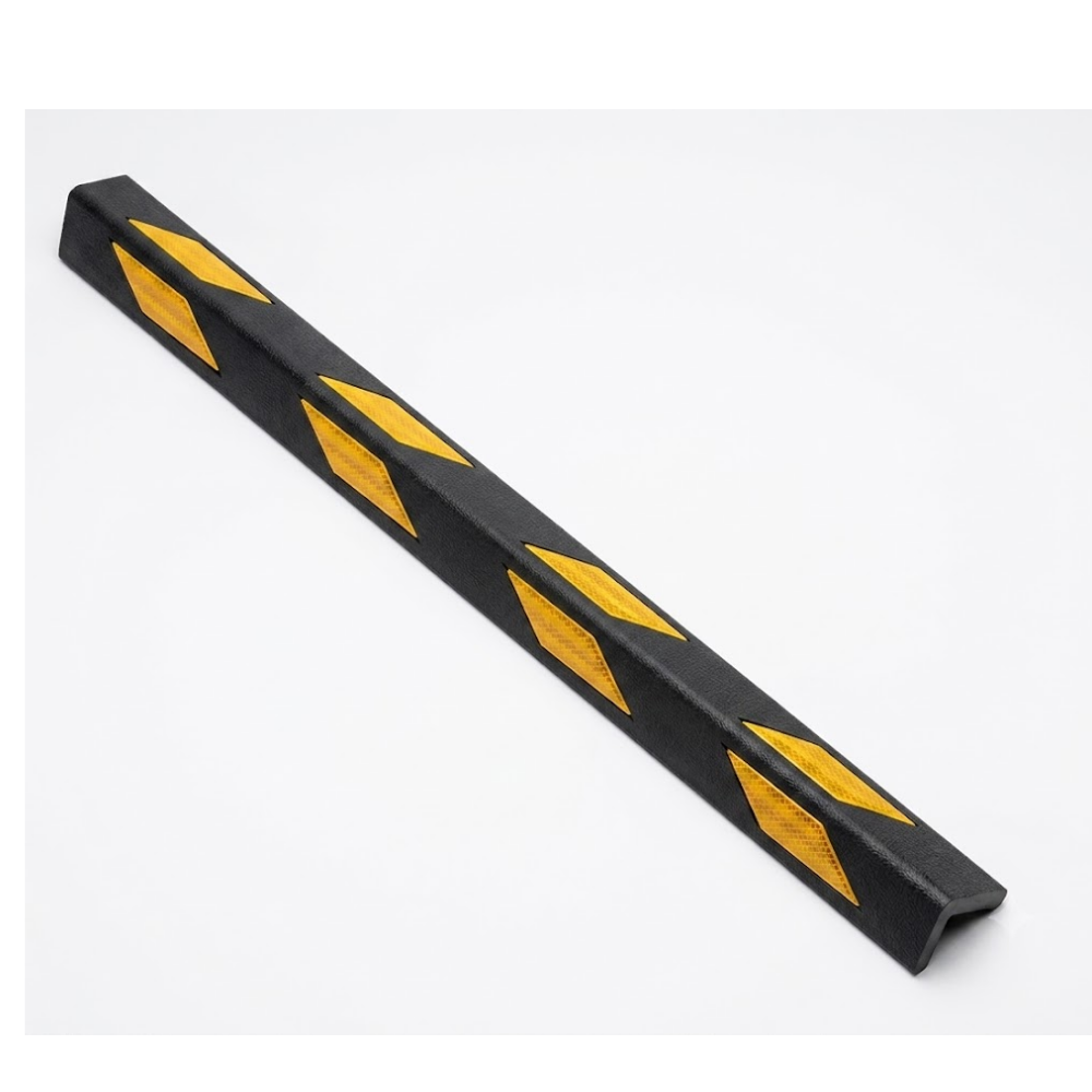 Base Guard Chevron Rubber Corner Guard – Heavy Duty on white background