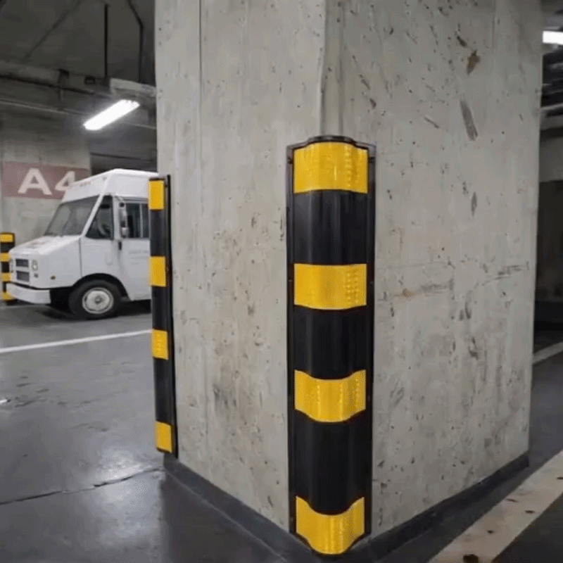 Base Guard Heavy Duty Rubber Corner Guard – Rounded Profile