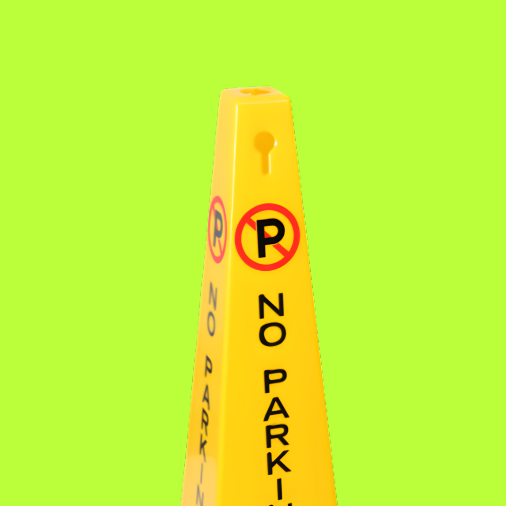 top view of Base Guard No Parking Safety Cone