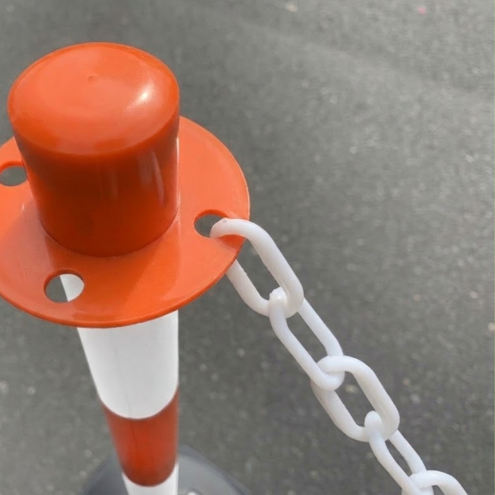 Base Guard Plastic Safety Barrier Chain