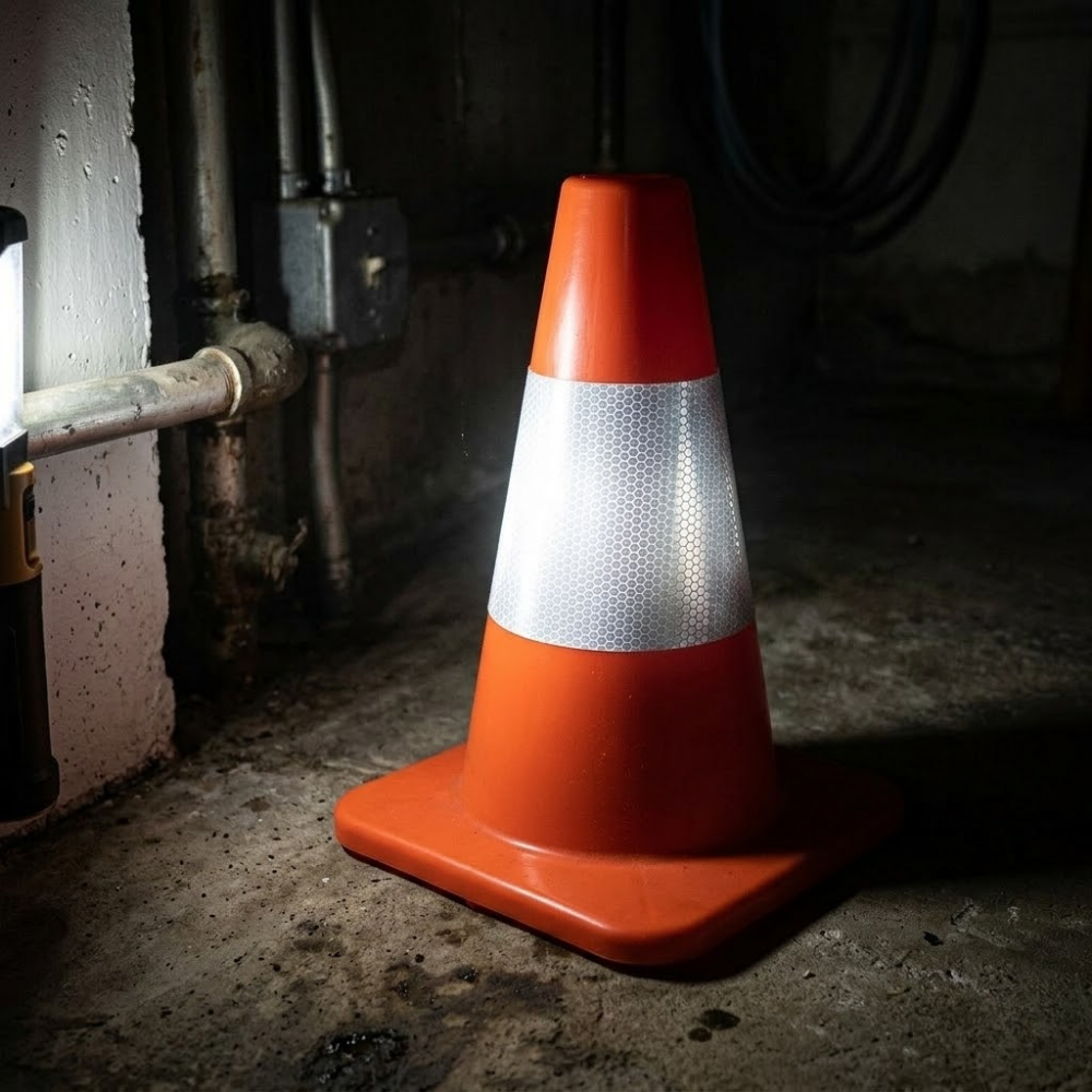 Base Guard Reflective Traffic Cone