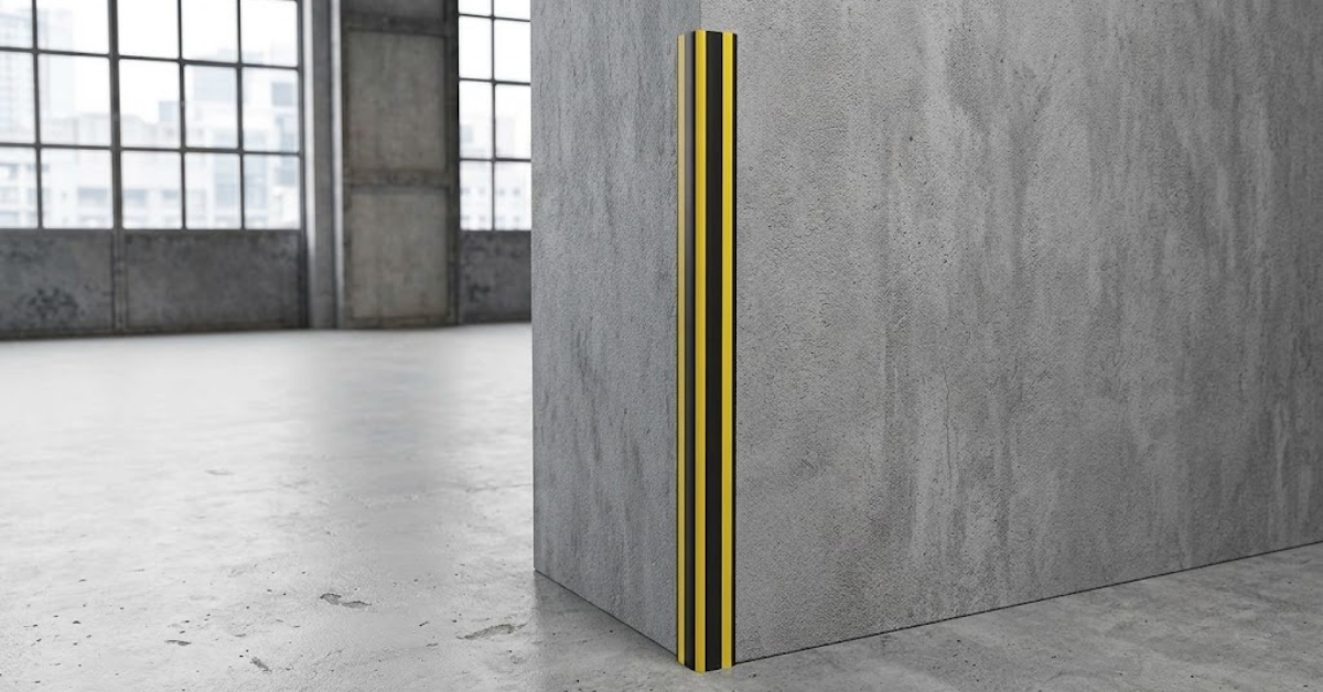 Base Guard Stainless Steel Reinforced Rubber Corner Guard