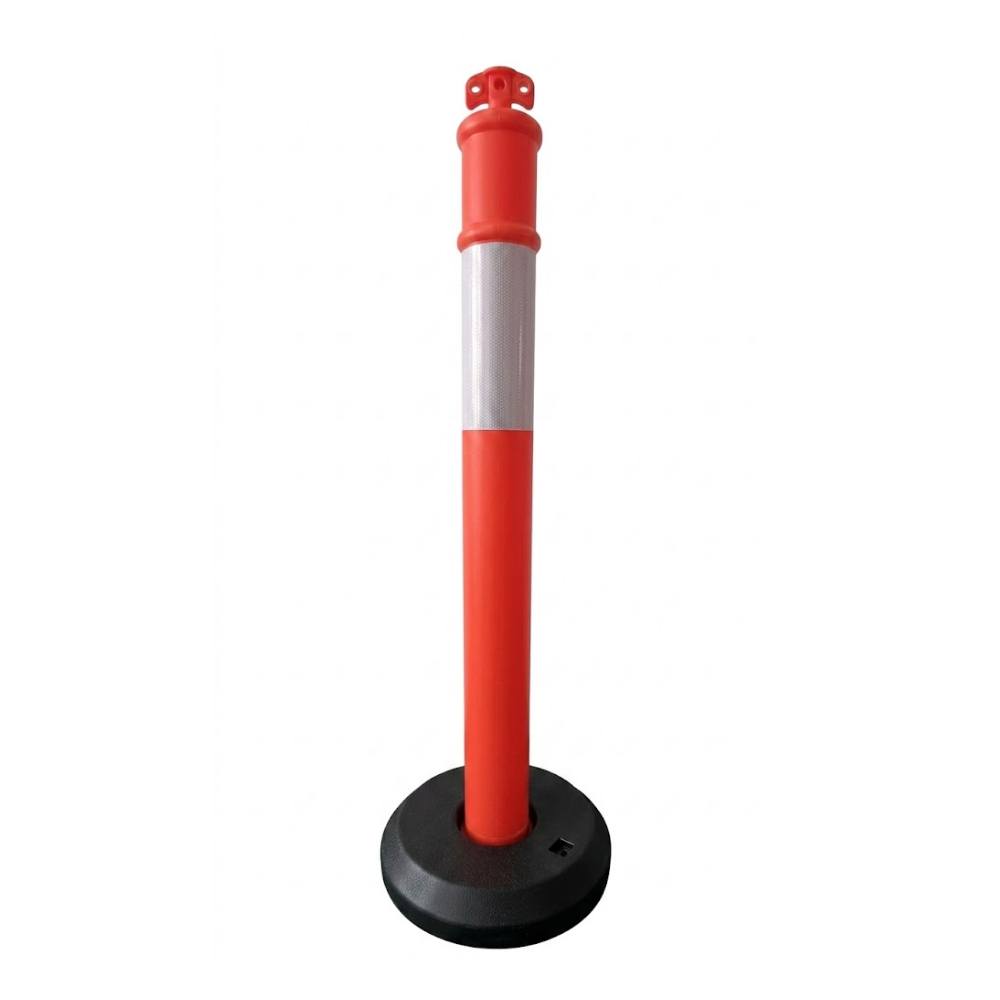 Base Guard Traffic Delineator Post with Weighted Base