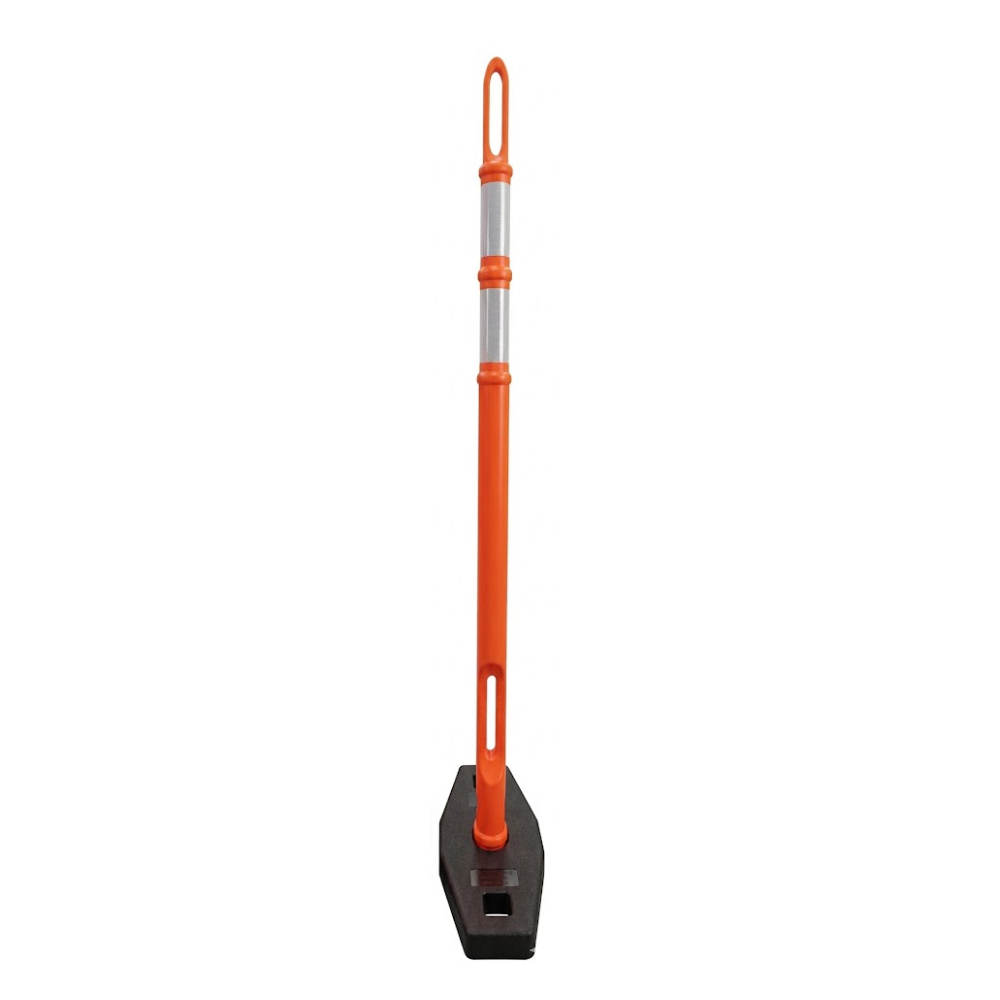 Base Guard Traffic Delineator Post with Weighted Base